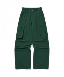 Needlepoint tuck cargo pants [ivy green]