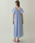 블랭크03(BLANK03) back string dress (light blue)
