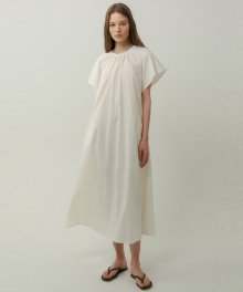 back string dress (cream)