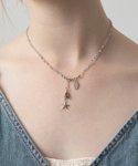 메리모티브(MERRYMOTIVE) Healing gemstone drop pendant necklace