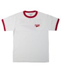 피스케이터(PISCATOR) Core Logo Ringer T-Shirts_wht/red