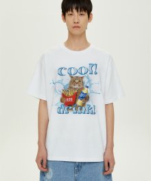 [Archive Bold X Cass] COOL CAT T-SHIRTS (WHITE)