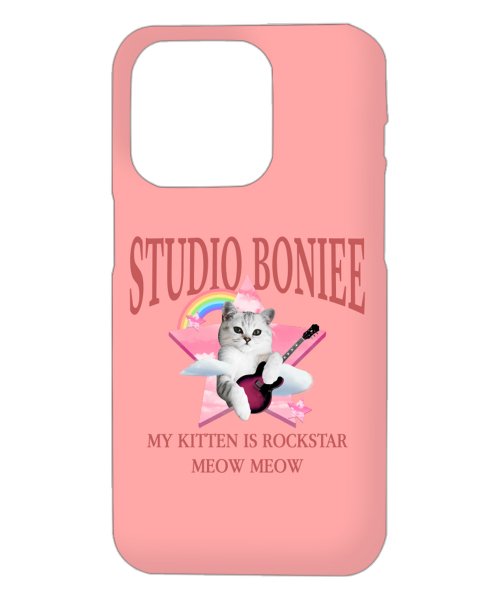 보늬(BONIEE) 고양이 락스타(KITTEN CAT ROCKSTAR)아이폰 폰케이스 핑크 - 36,000 | 무신사 스토어 보늬(Boniee) 고양이 락스타(Kitten Cat Rockstar)아이폰 폰케이스 핑크 - 36,000 | 무신사 스토어