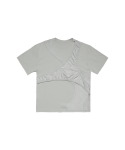 FILA X OJOS Chest Sack Piping T-shirt / Grey