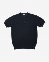 Texture Henly neck Knit (Navy)