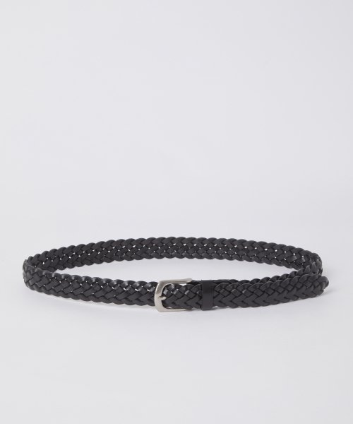 레더 위빙 벨트 BLACK