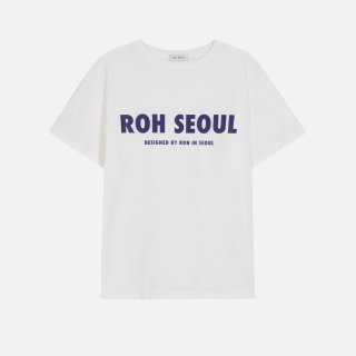 로서울(ROH SEOUL) Futura regular t-shirt Warm White 상품 이미지