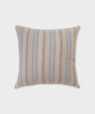 언폴드(UNFOLD) Stripe cushion cover (navy-brown...