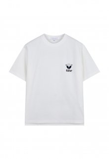 LJS41169 아이보리 세미오버핏 아트웍 티셔츠