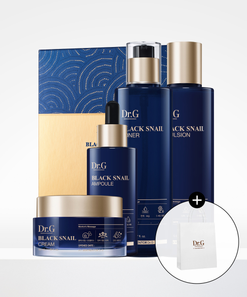 블랙스네일 프레스티지 4종 풀 선물세트 (토너150mL, 에멀전150mL, 앰플50mL, 크림50mL)