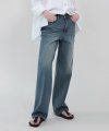 [4th] Loose fit straight jean_vintage blue