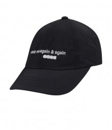 WEAR ME AGAIN & AGAIN NYLON CAP(BLACK)