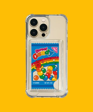 위글위글(WIGGLE WIGGLE) 투명 카드케이스 - Sweet Candy