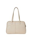 필인더블랭크(FILLINTHEBLANK) Trapezoid Pillow Shoulder Bag (beige)