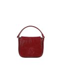 필인더블랭크(FILLINTHEBLANK) Crack Leather Micro Bag (red)