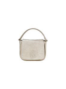 Crack Leather Micro Bag (cream)