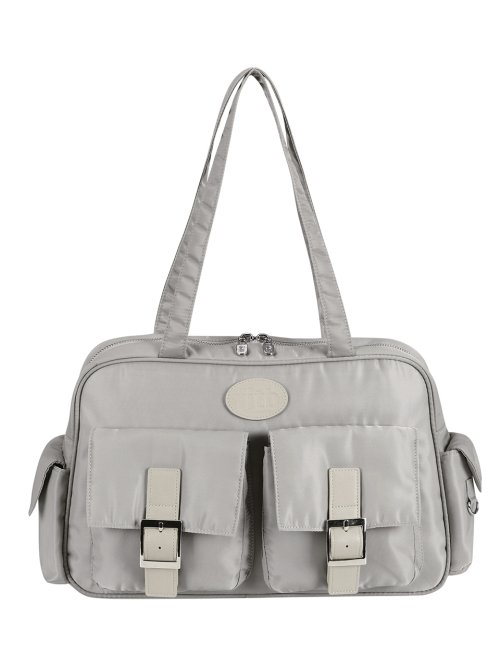 PK Shoulder Bag (nylon)(light grey)