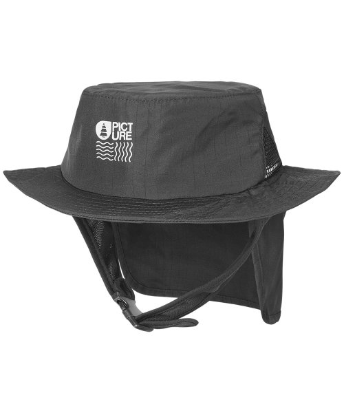 Trawling Surf Bucket Hat - Black / White