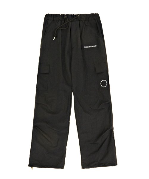 Нейлоновые карго длинные брюки (Black)
