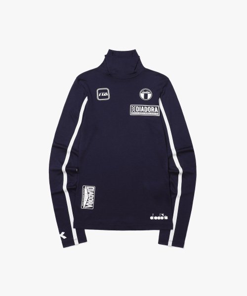 Fitcrew высокий воротник лонгслив Women BLUE