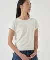 Soft half t-shirt (ivory)