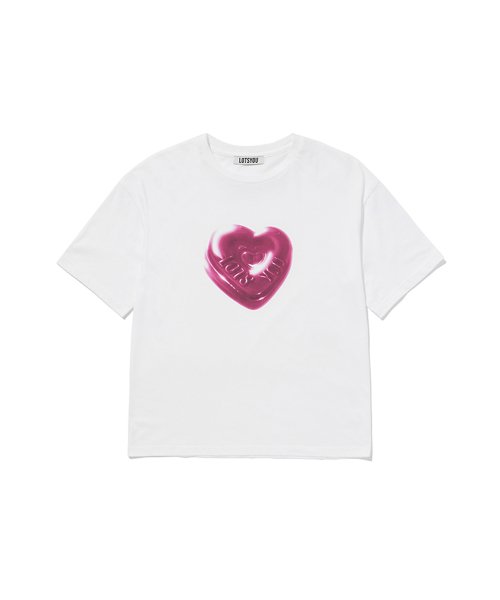 LOTSYOU正規品★Heart Candy T-shirt 라츠유(LOTSYOU) lotsyou_Heart Candy Regular T-shirt ver.2