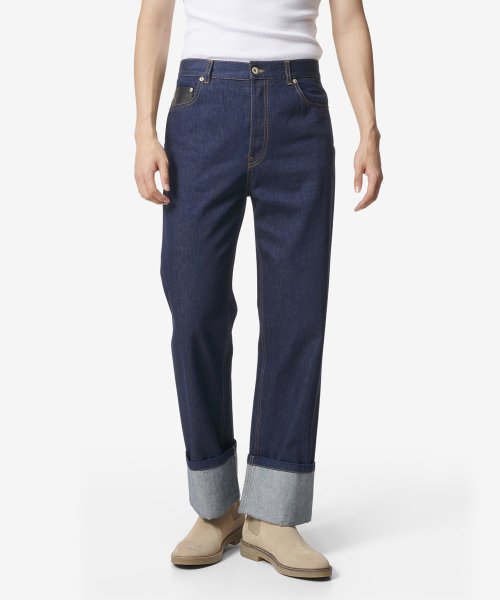 MUSINSA | LOEWE Men's Fisherman Denim Pants - Indigo / H526Y11X415820