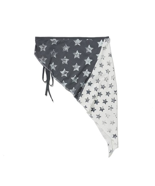 lotsyou_Bellas винтажный star scarf top Charcoal