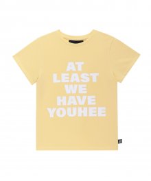 LETTERING T-SHIRT YELLOW
