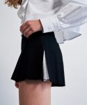 워브먼트(WOVEMENT) Side Lace Detail Short Pants BLACK WBCSPA005BK