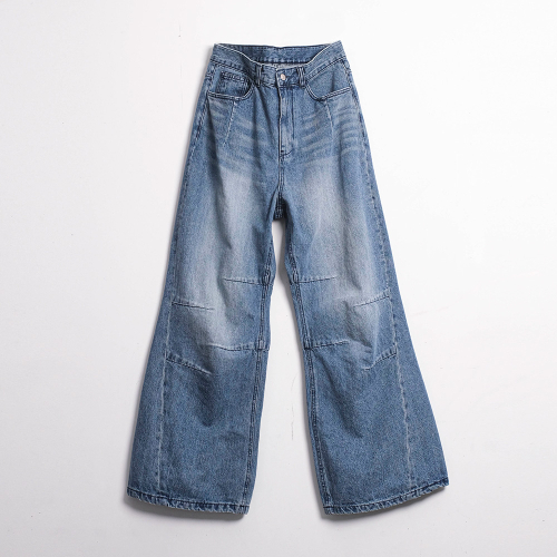 MUSINSA | 999HUMANITY AV Pleated Denim Pants (NEVICE BLUE) 