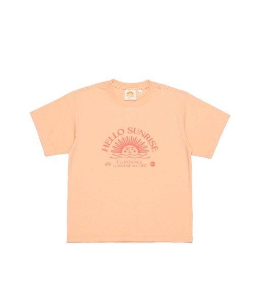 헬로 선라이즈(HELLO SUNRISE) HS Arch Logo Baby Tee (W