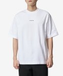 아크네 스튜디오(ACNE STUDIOS) 남성 프린트 반소매 티셔츠 - 옵틱 화이트 / BL0278183