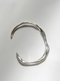 조에나(ZOENA) roll curve silver bangle