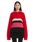 트렁크프로젝트(TRUNK PROJECT) Red Stripe Knit Sweater