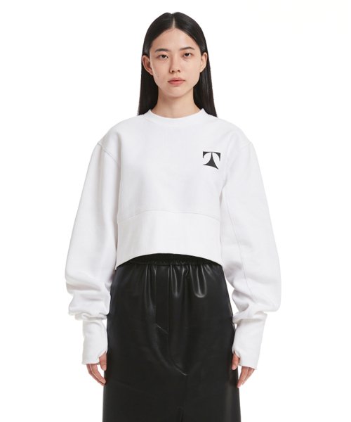 White T Logo Sweatshirt