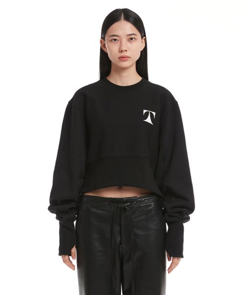 Black T Logo Sweatshirt