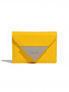 CRINKLE TRIANGLE POCKET D - NEON YELLOW