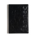 페넥(FENNEC) CRINKLE PASSPORT CASE - BLACK