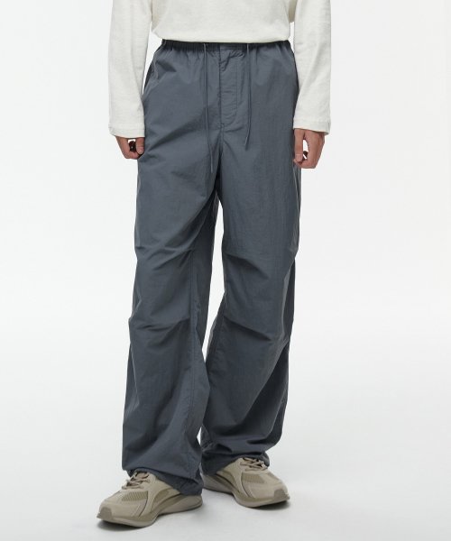 MUSINSA  MUSINSA STANDARD Nylon parachute pants [blue gray]