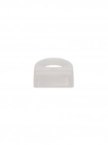 SQUARE BOLD ACRYLIC RING IN IVORY