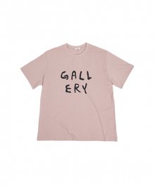 Gallery Logo T-shirt_Pink