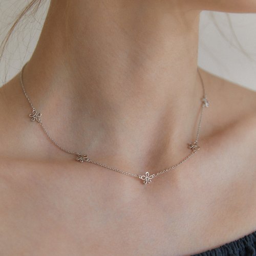 ネックレス・ペンダント roaju Lissome flower necklace 5BNY839 로아주(ROAJU) [silver925]Lissome flower necklace - 후기 | 무신사