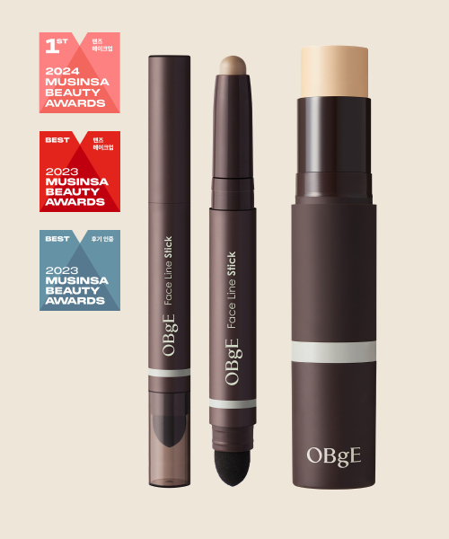 오브제() 내추럴 커버 파운데이션 + 페이스 라인 스틱 세트 상품 이미지