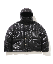 GLOSSY DUCK DOWN LIFE JUMPER-BLACK