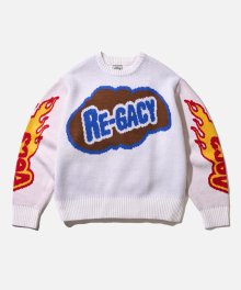 RE-GACY RACING KNIT-IVORY