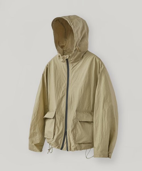 MUSINSA LAFUDGESTORE Air cell pocket windbreaker_Beige