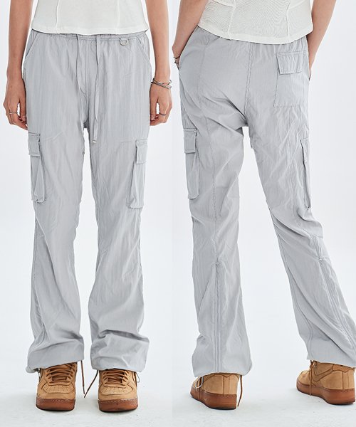Bootscut Cargo Pants Gray
