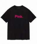 레이쿠(REIKU) RK 002 Pink short sleeved tshirt black 블랙 반팔티