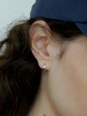 러브미몬스터(LOVE ME MONSTER) [Silver] Mini Cone Ring Earrings